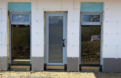 Výroba a montáž plastových oken a dveří - novostavba RD Pozlovice u Luhačovic