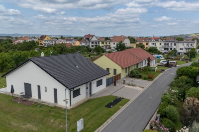 Novostavba rodinného domu v Kunovicích u Uherského Hradiště.