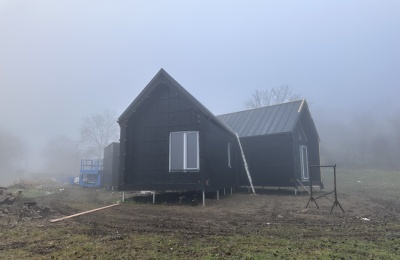 Novostavba RD v Nechvalíně u Kyjova - výroba a montáž plastových oken a dveří