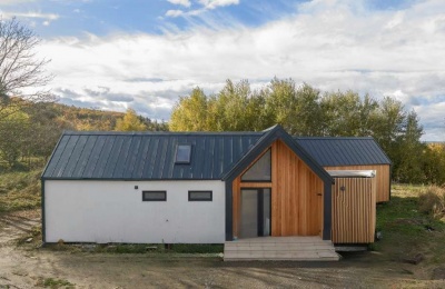 Novostavba RD v Nechvalíně u Kyjova - výroba a montáž plastových oken a dveří