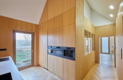 Novostavba RD v Nechvalíně u Kyjova - výroba a montáž plastových oken a dveří