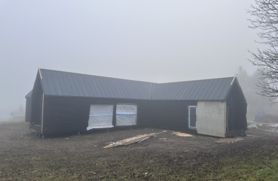 Novostavba RD v Nechvalíně u Kyjova - výroba a montáž plastových oken a dveří