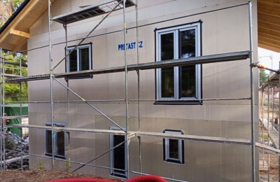 Dodávka a montáž plastových oken a dveří pro rodinný dům v Těptíně