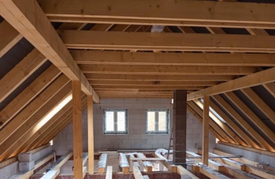 Dodávka a montáž oken, dveří a HS portálu pro novostavbu rodinného domu v Novém Oldřichově