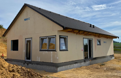 Okna a dveře pro dřevostavbu v Lazinově