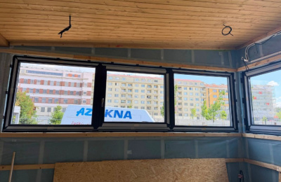 Okna a dveře pro venkovní učebnu ARCHIMEDES v Brně