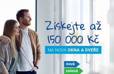 ZÍSKEJTE DOTACI NA NOVÁ OKNA AŽ 150 000 KORUN !