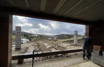 Výroba a montáž plastových oken a dveří - novostavba RD Pozlovice u Luhačovic