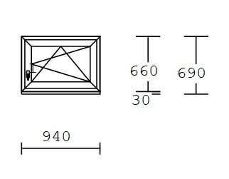 150.OKNO OS PRAVÉ (ŠEDÁ ANTRACIT/ŠEDÁ ANTRACIT)